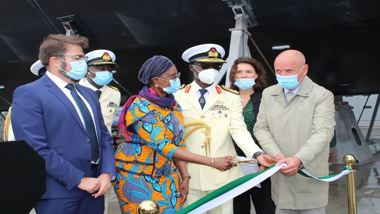 Nigerian Navy Receives NNS Lana (A499) Hydrographic Research Vessel