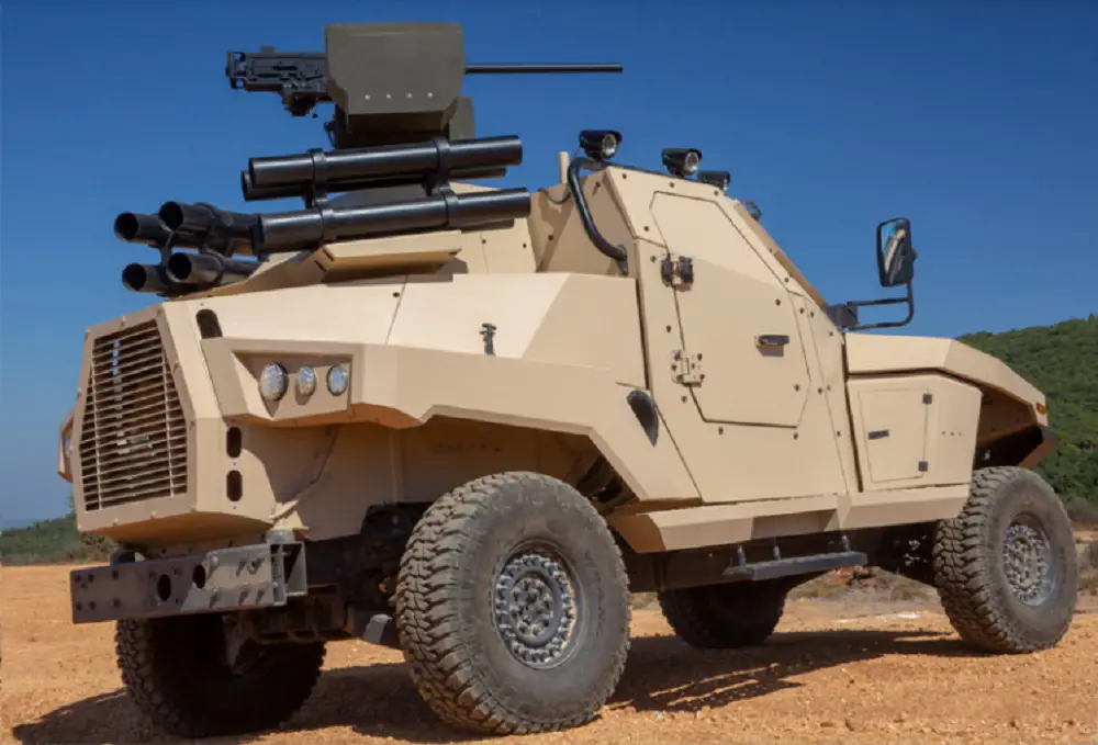 Plasan Unveils Its Stinger Optionally Manned Light Combat Vehicle