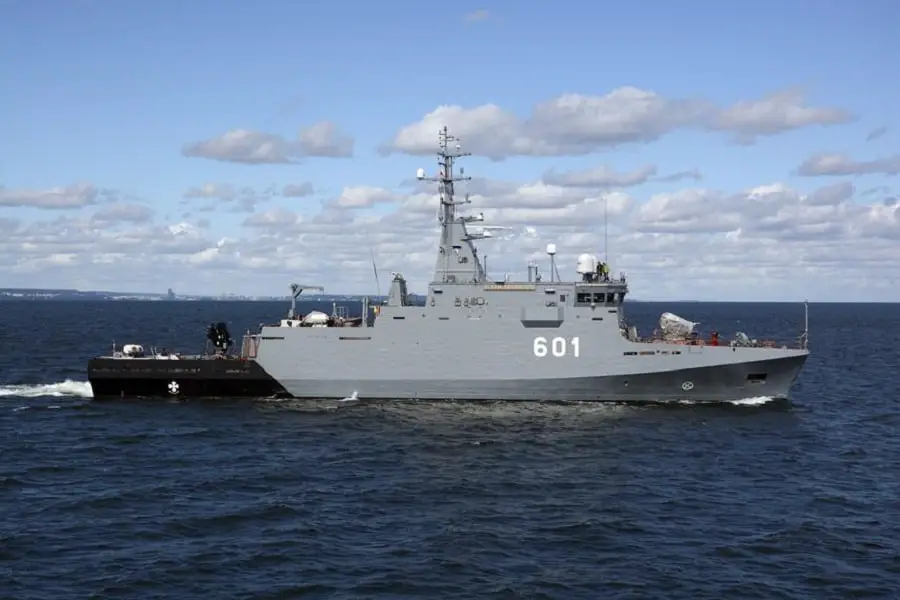 Polish Navy Kormoran MCM Vessel.