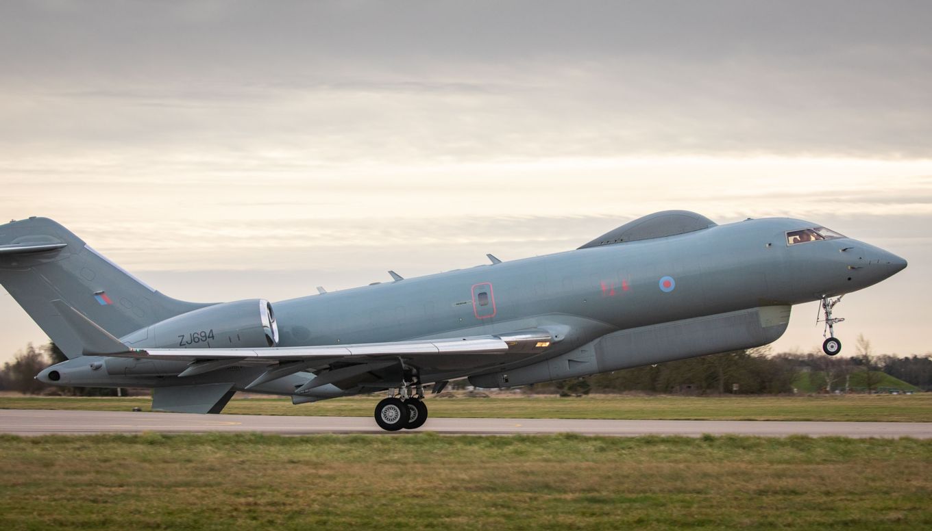 The Sentinel R1 aircraft of V (Army Cooperation) Squadron have flown circa 32,300 hours conducting approximately 4,870 sorties during its service life.