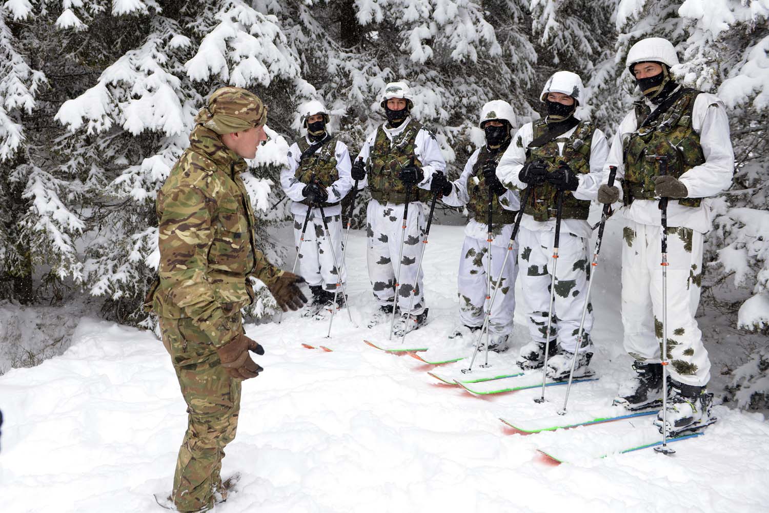 Royal Marine Shares Arctic Expertise in Serbia