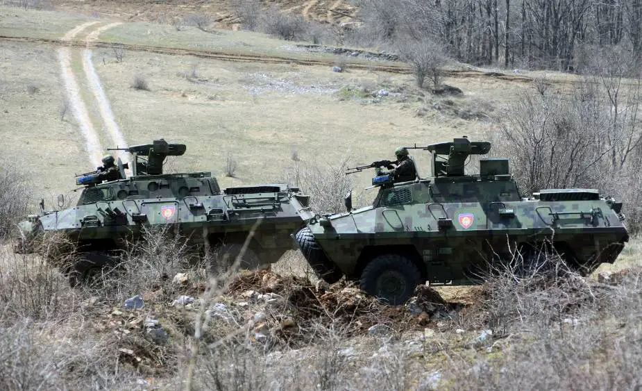 Serbian Armed Forces BOV-86M armoured personnel carrier