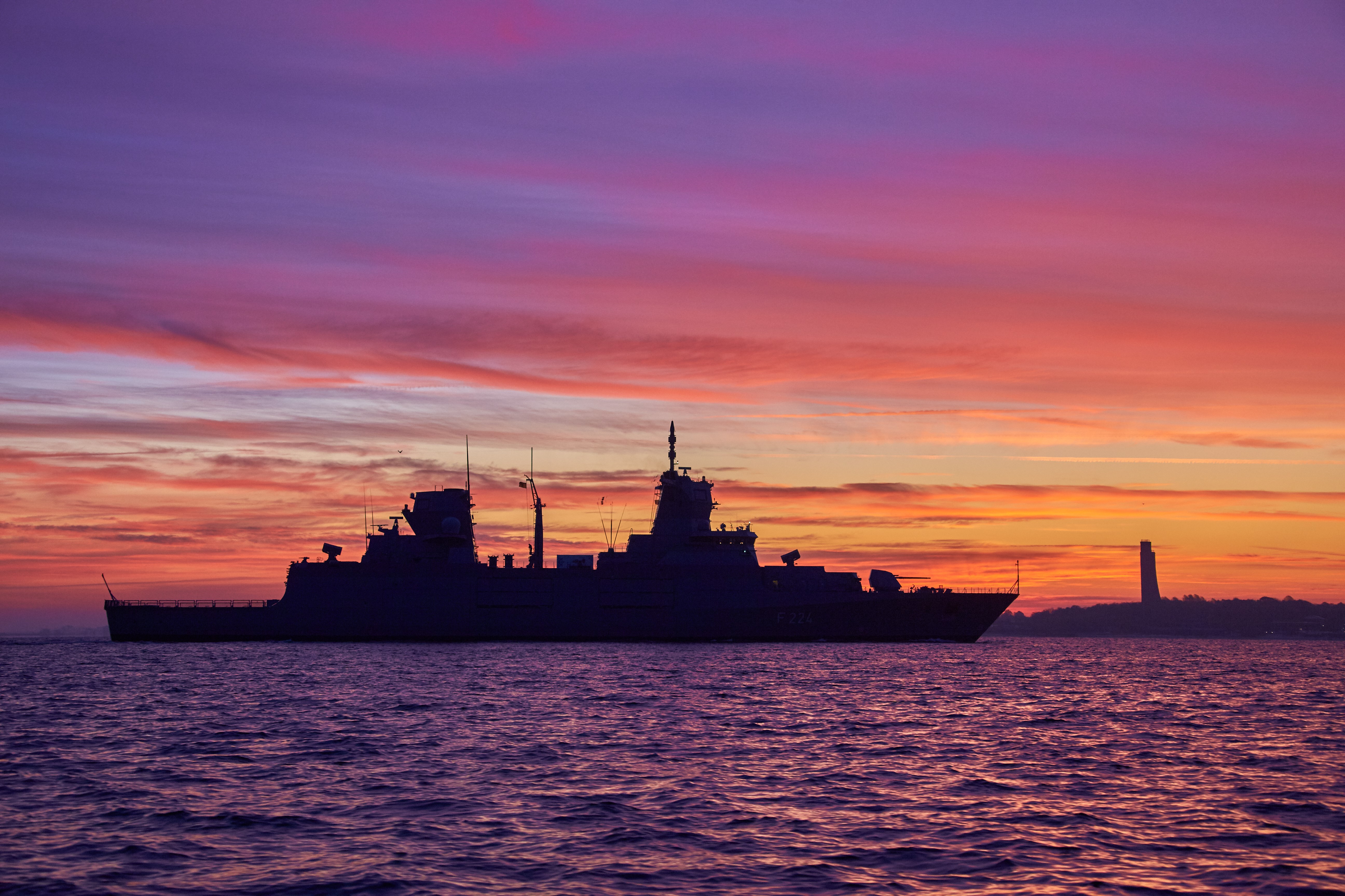 thyssenkrupp Marine Systems Hands Over Frigate Sachsen-Anhalt To German Navy