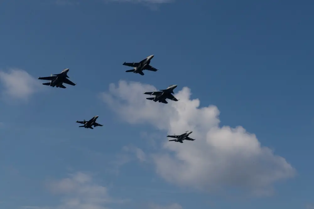 US Navy Theodore Roosevelt CSG Conducts Bilateral Exercise with Royal Malaysian Air Force