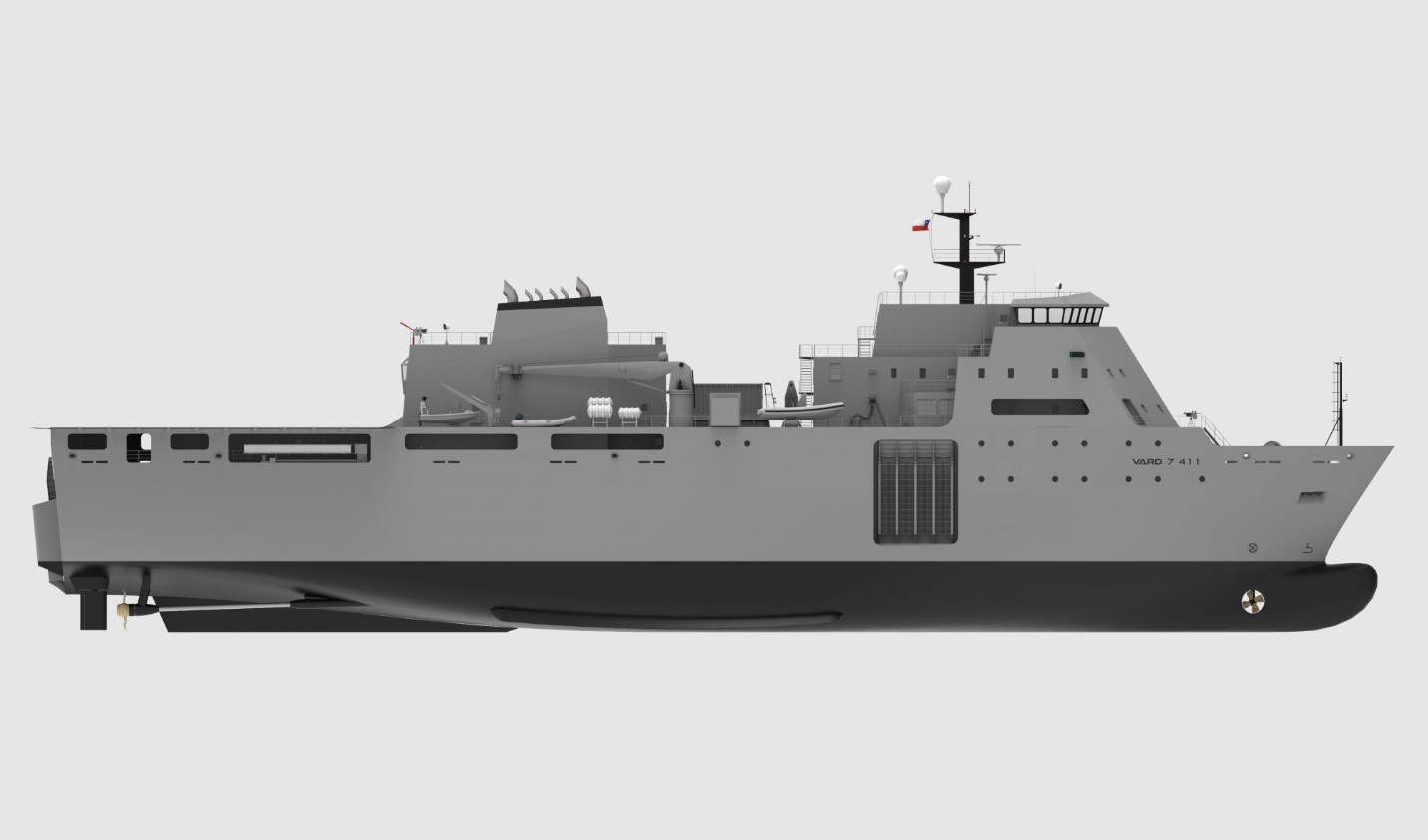 Vard Marine to Design Amphibious and Military Transport Vessel for Chilean Navy