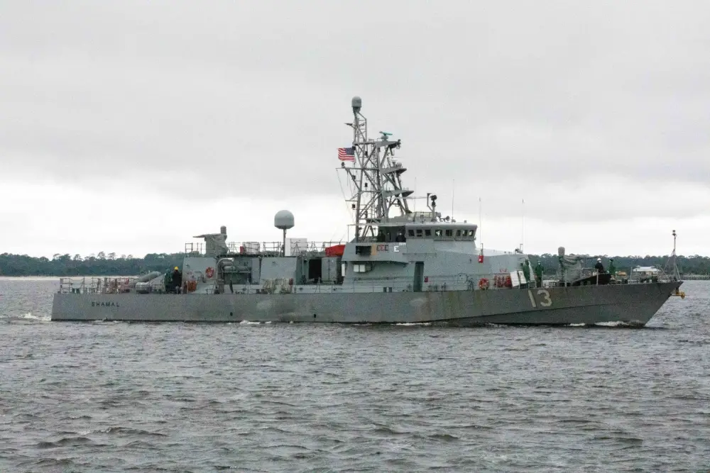 Cyclone-class patrol coastal ship USS Shamal (PC 13)