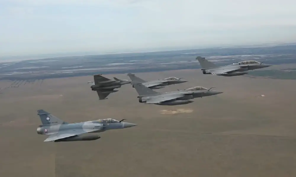 France Directorate General of Armaments Conducts First Dassault Rafale F4-1 Fighters Flight Trials