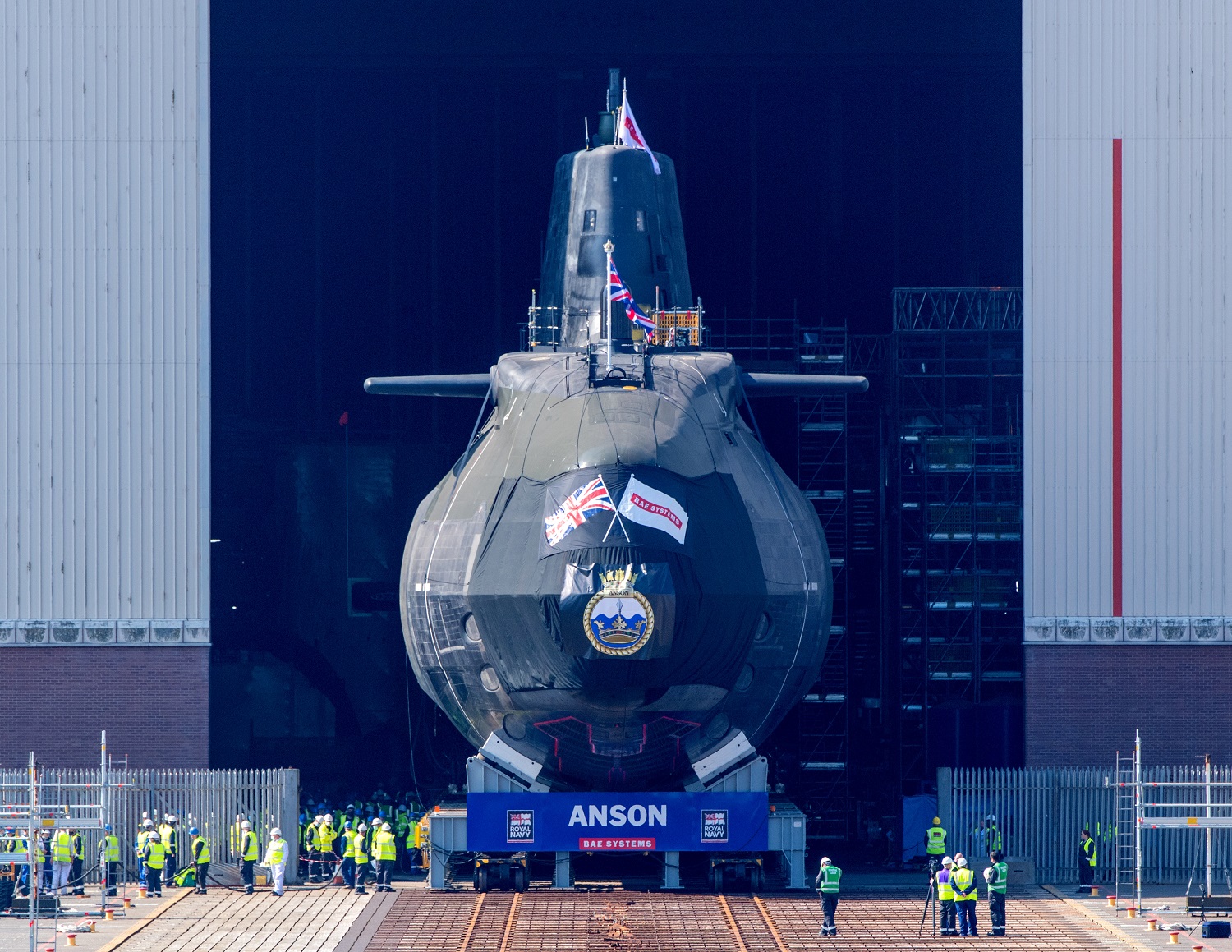 HMS Anson (S123) Submarine Enters Final Stage of Construction and Commissioning