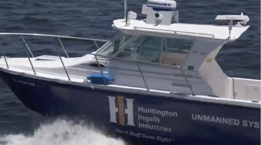Huntington Ingalls Industries Debuts Proteus Unmanned Surface Vessel with Sea Machines' SM300 System