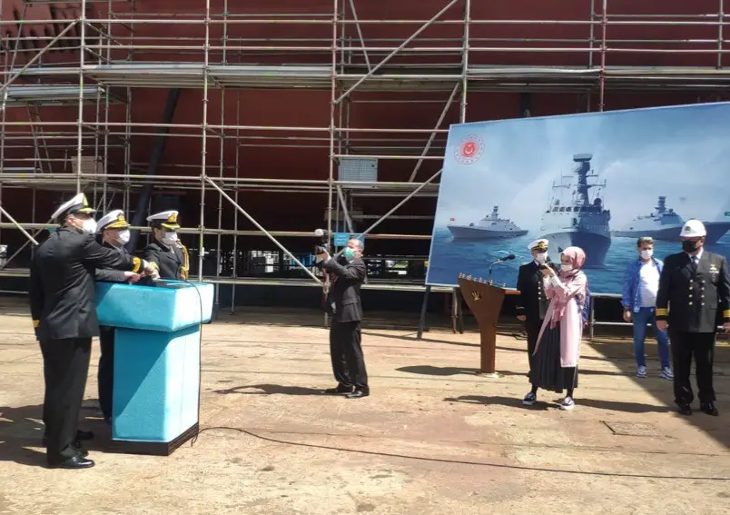 Istanbul Naval Shipyard Laid Keel Of Pakistan Navy's Third MILGEM Class Corvette