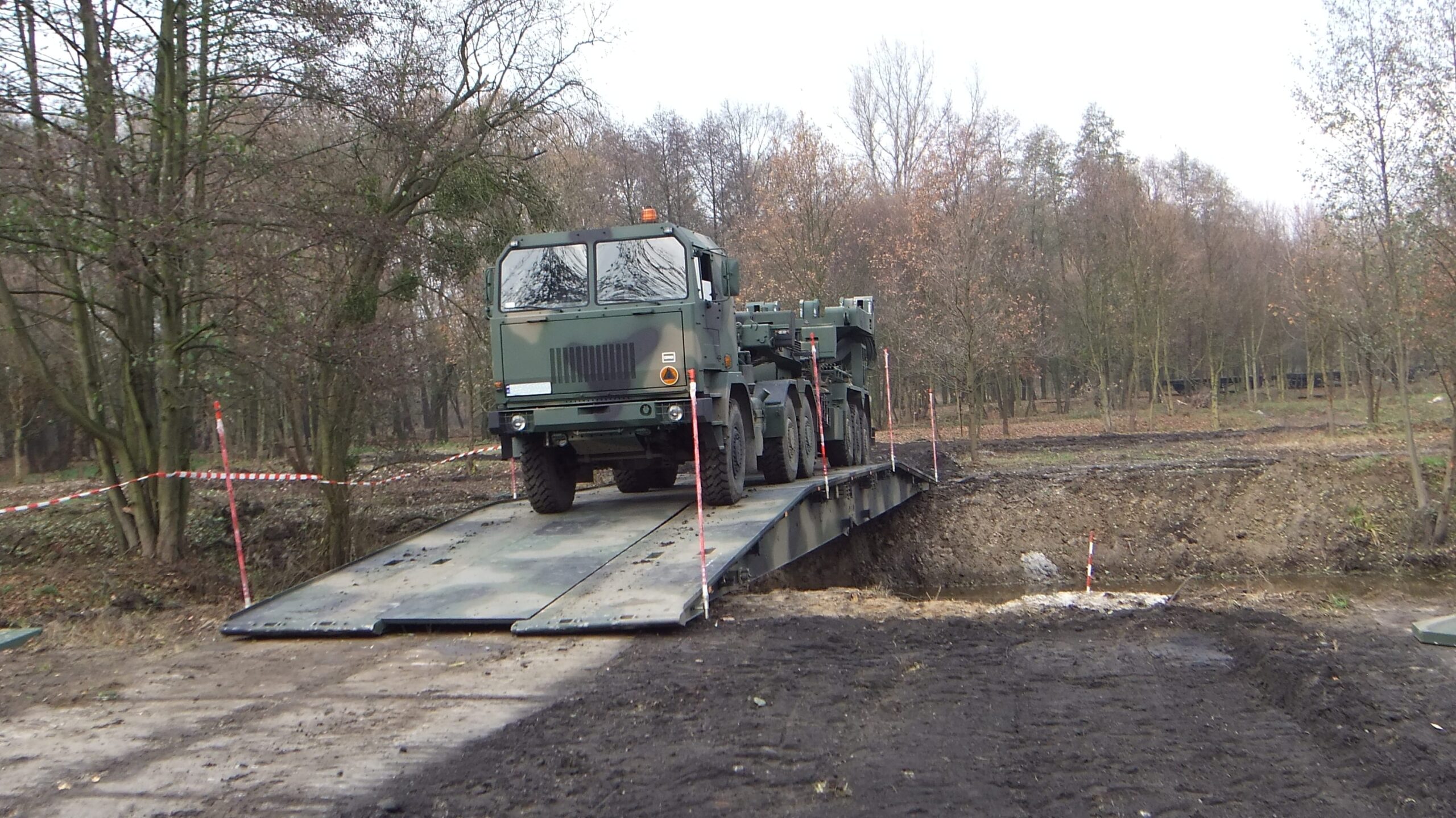 Polish Army MS-20 Daglezja Towed Support Mobile Bridge