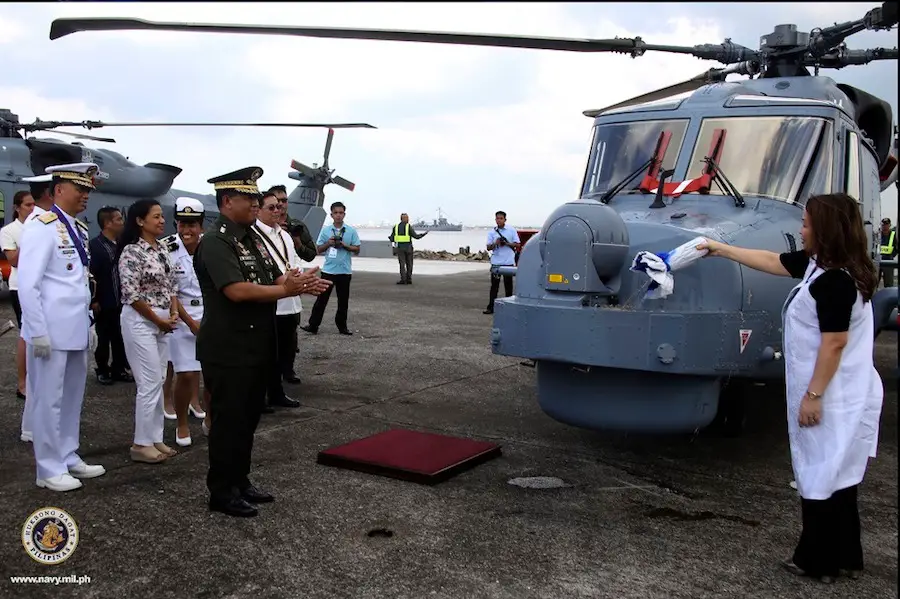 Philippine Navy AW159 Wildcat Anti-submarine Warfare Helicopter