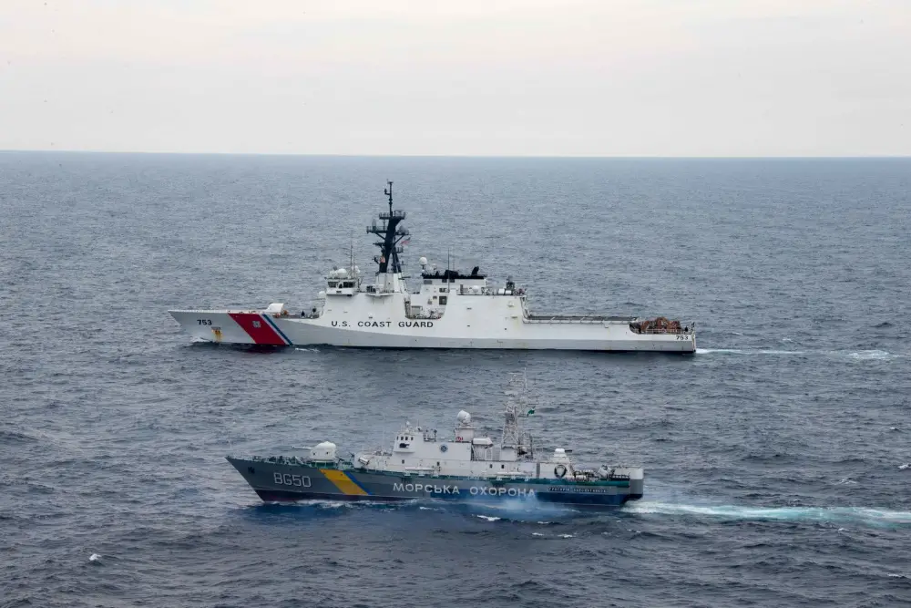 US Coast Guard USCGC Hamilton (WMSL 753) Concludes Black Sea Operations