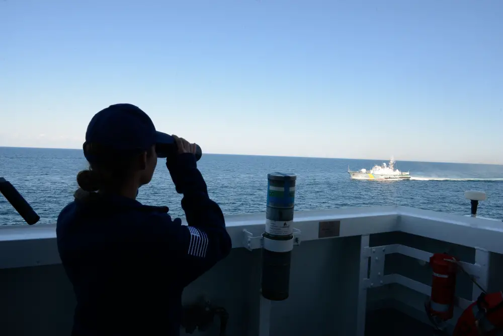 USCGC Hamilton conducts exercises with Ukraine
