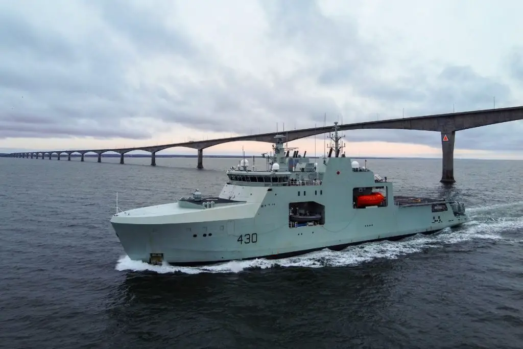 Royal Canadian Navy HMCS Harry DeWolf Offshore Patrol Vessel