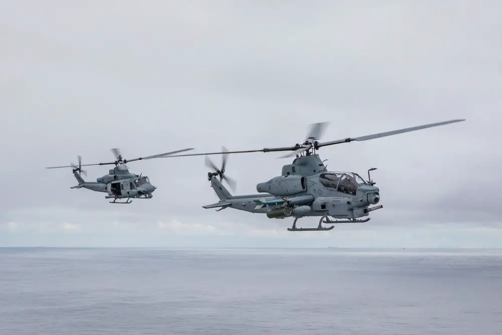 UH-1Y Venom and AH-1Z Viper Helicopters