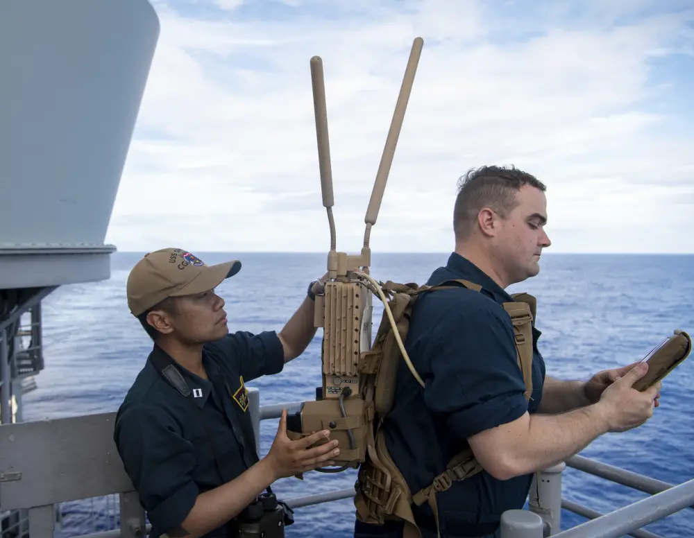 U.S. Navy Sailors Demonstrates Counter-UAS Technologies Aboard USS Shiloh