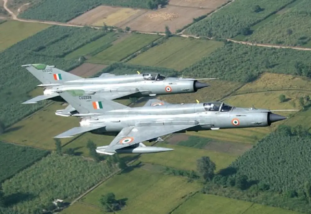 Indian Air Force MiG-21 Bison Supersonic Jet Fighter