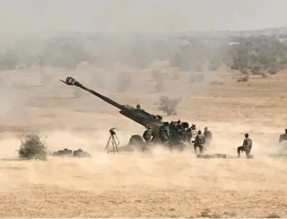 Indian Army test fires Excalibur extended-range guided rounds from M777 howitzers
