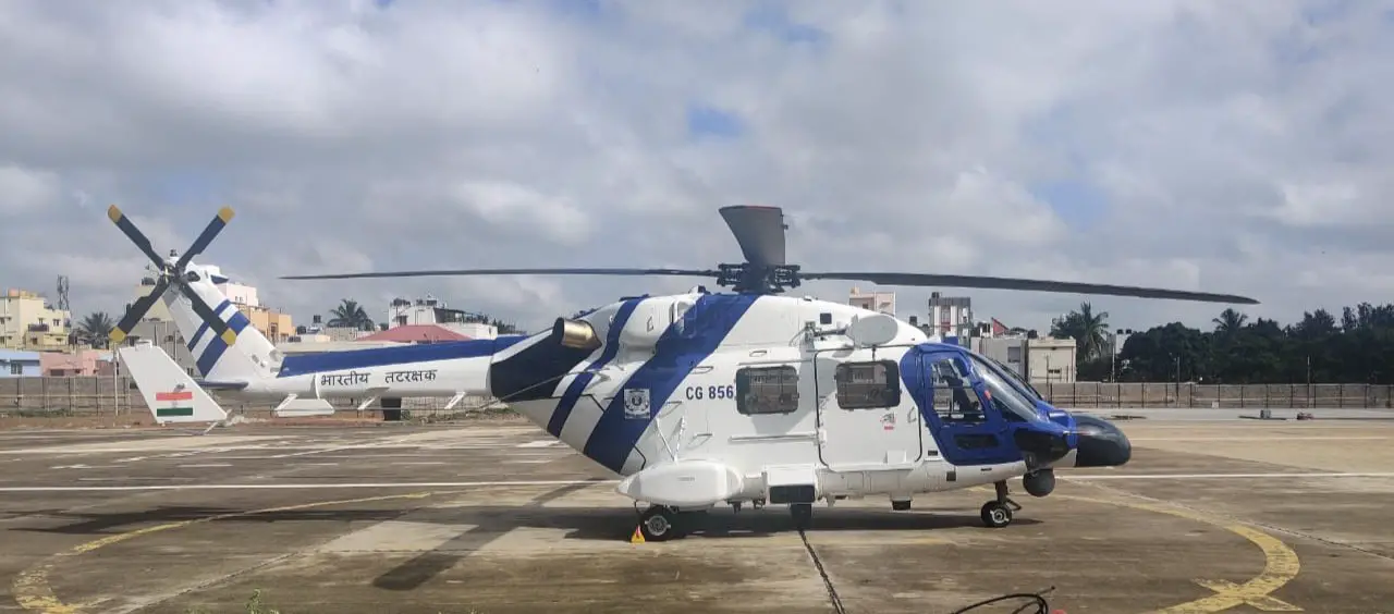 Indian Coast Guard Inducts 16 Indigenously-built Advanced Light Helicopters ALH MK III
