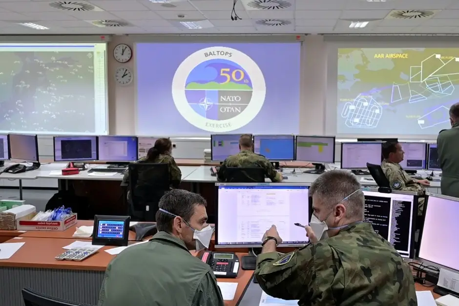 NATO's Combined Air Operations Centre (CAOC) Integrates with BALTOPS 50