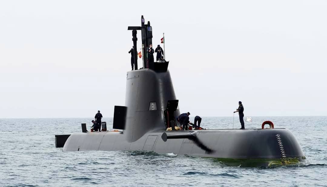 Portuguese Navy NRP Tridente Submarine Joins NATO SEA Guardian and EU IRINI Mission