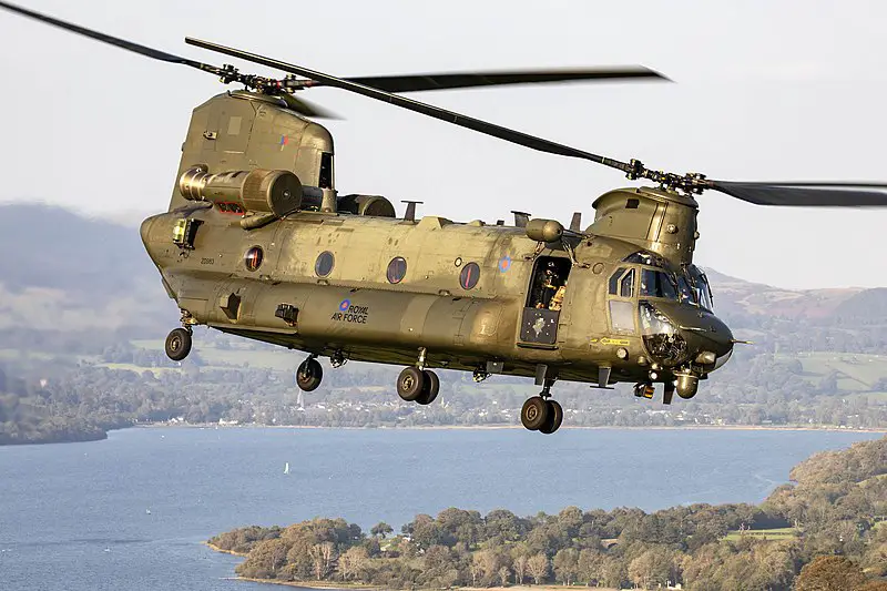 Royal Air Force Boeing CH-47 Chinook Transport Helicopter