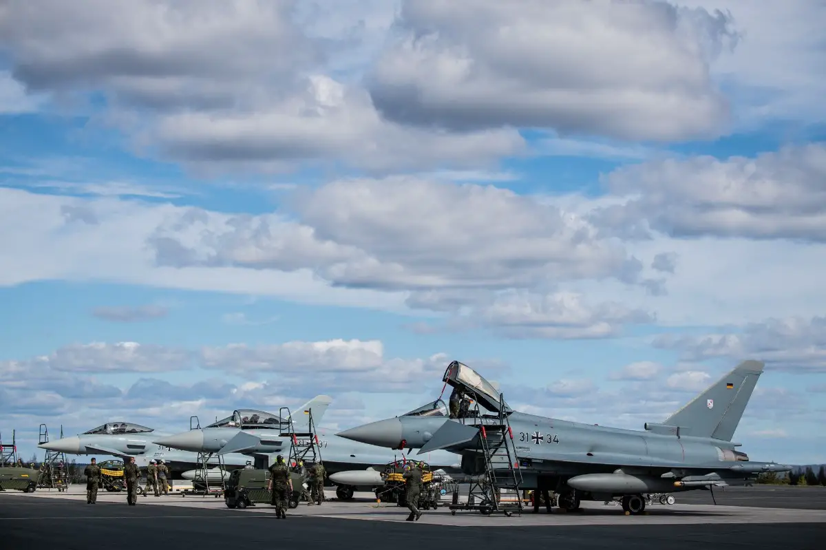 Ten German Eurofighters will be deployed at Rovaniemi Air Base participating in training activities during ACE21