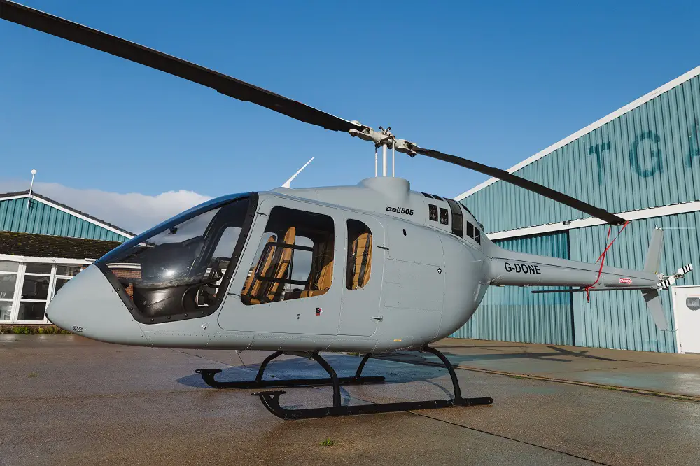 UK Civil Aviation Authority Approves HeliSAS Autopilot for Bell 505 Light Helicopter