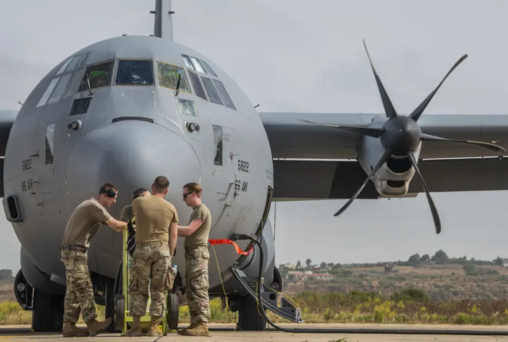 US Air Force C-130J Super Hercules Arrive in Morocco for African Lion 2021