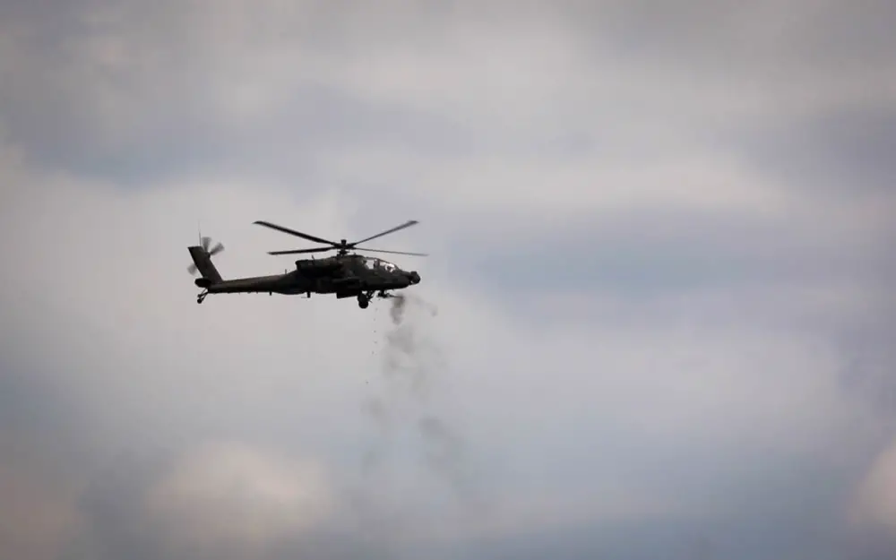 US Army 1-130th Attack Battalion Performs Live-fire Aerial Gunnery Training