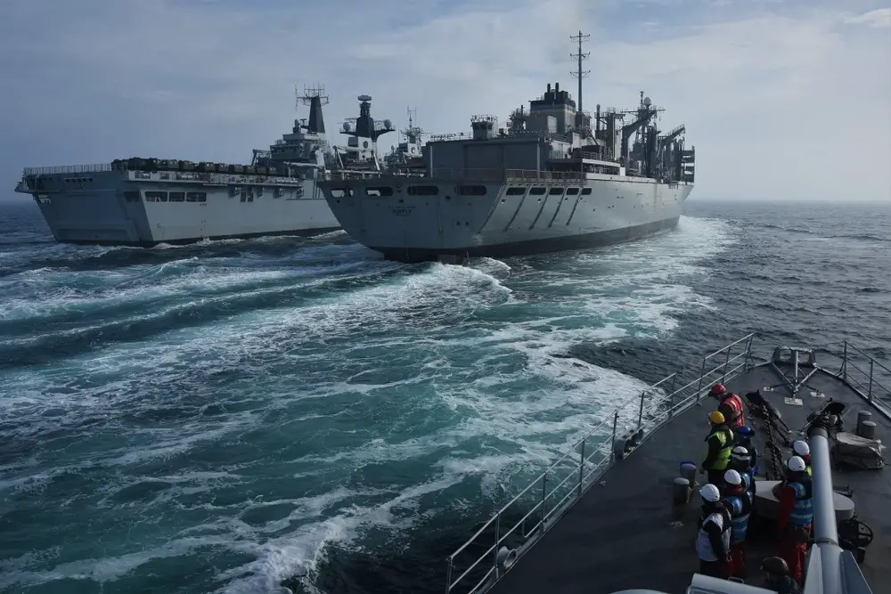 US Navy Military Sealift Command's Largest Combat Logistics Force Ship Returns to Norfolk