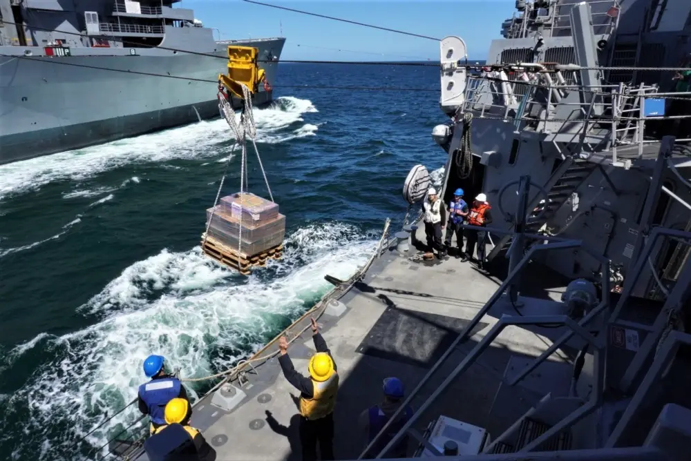 US Navy Military Sealift Commandâ€™s Largest Combat Logistics Force Ship Returns to Norfolk
