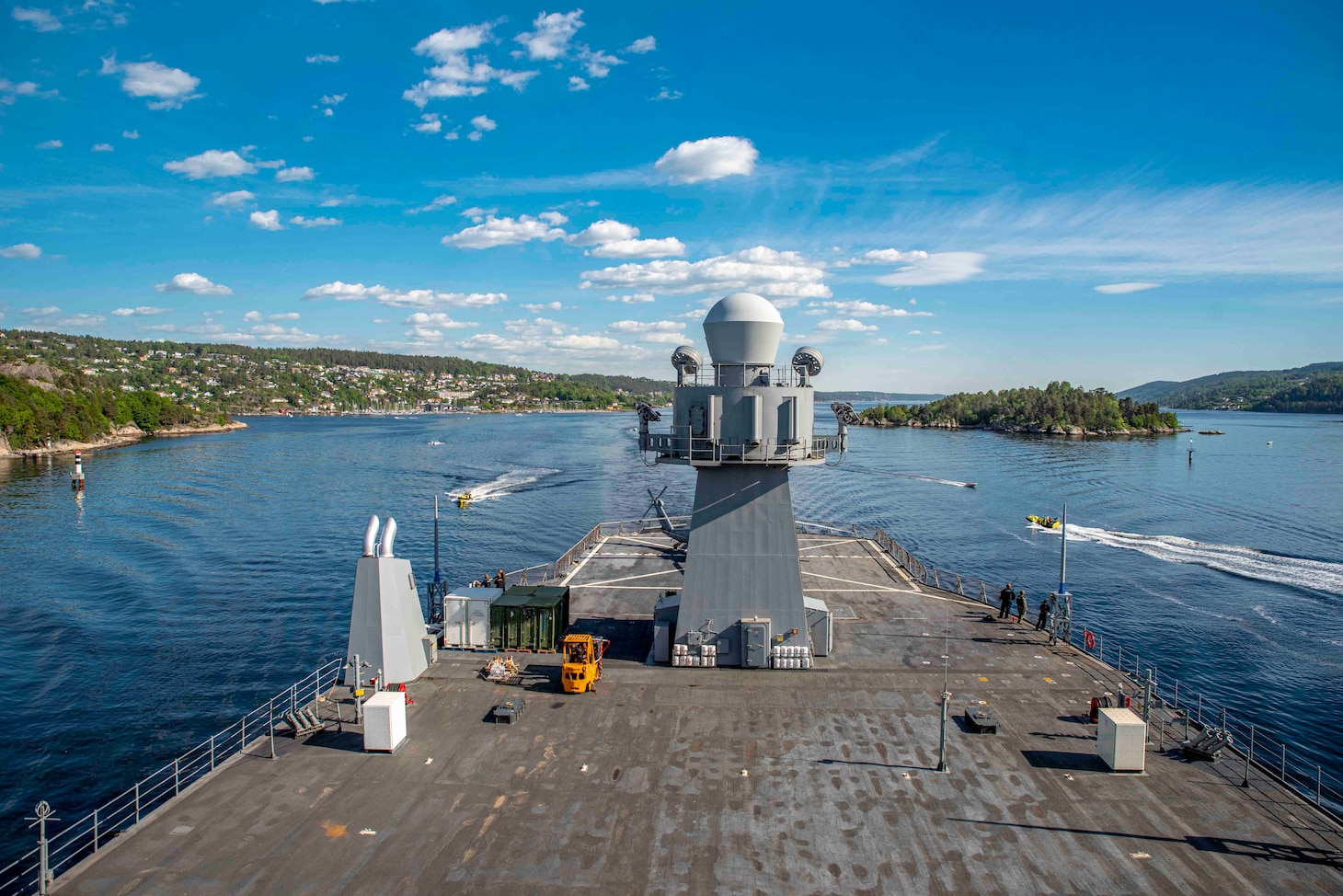 US Navy USS Mount Whitney (LCC 20) Visits Oslo, Norway