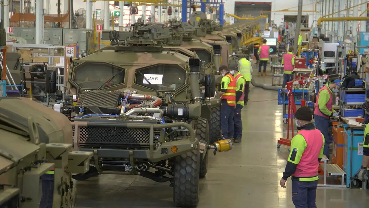 New Australian-designed Hawkei protected vehicle is ready to enter full-rate production at the Thales Protected Vehicles facility in Bendigo, Victoria.