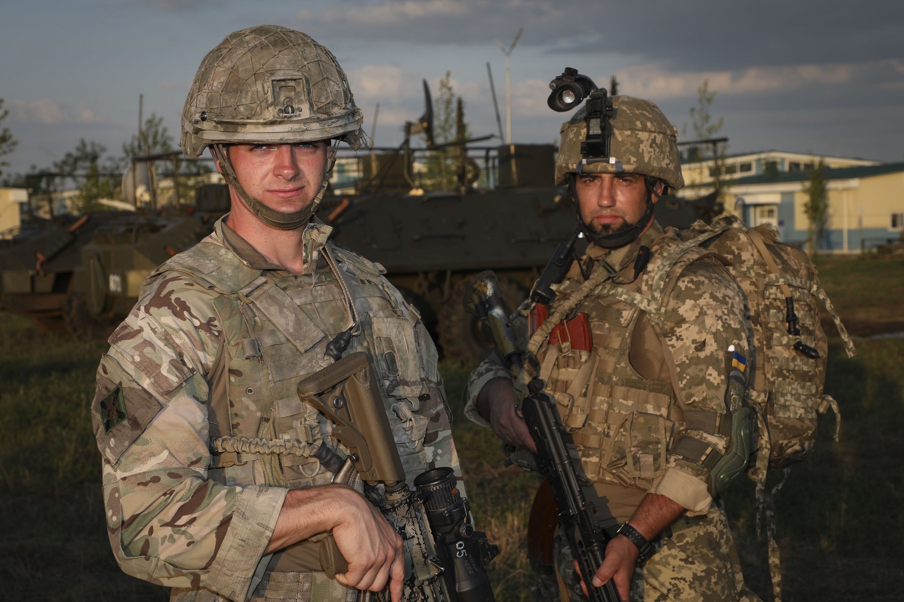 British Army Royal Regiment of Scotland Prepare for Exercise Cossack Mace in Ukraine