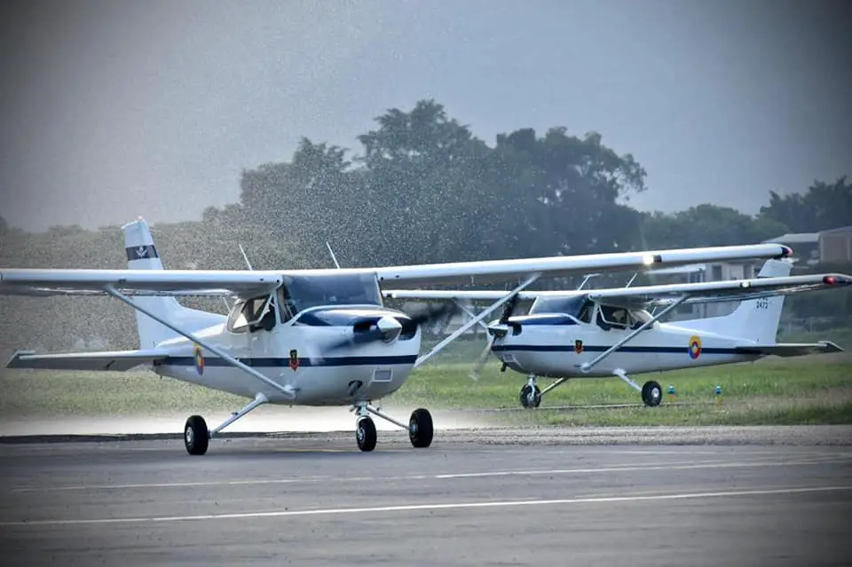 Colombian Air Force Received Its First Four Cessna 172S SKYHAWKs