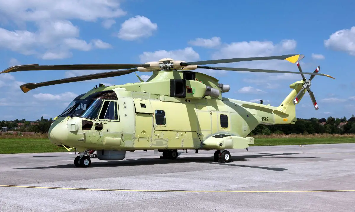 First Leonardo AW101 Medium-lift Helicopter for Polish Navy Makes Maiden Flight