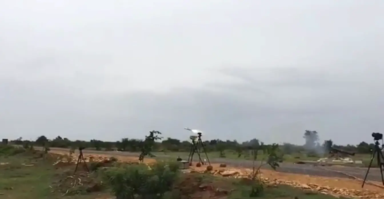 Indian's DRDO Successfully Flight Tested Indigenously Developed Man Portable Antitank Guided Missile (MPATGM) 