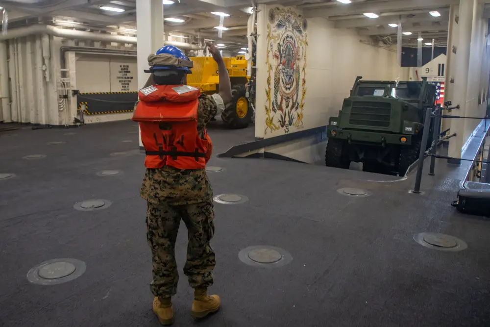 Marines and Sailors Conduct Destructive Weather Mission Rehearsals at Naval Station Norfolk 