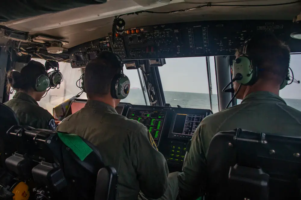 U.S. Navy Sailors with Assault Craft Unit Four pilot an air cushion, landing craft over the sea during Defense Support of Civil Authorities (DSCA) mission rehearsals at Naval Base Norfolk, Virginia, July 22, 2021.