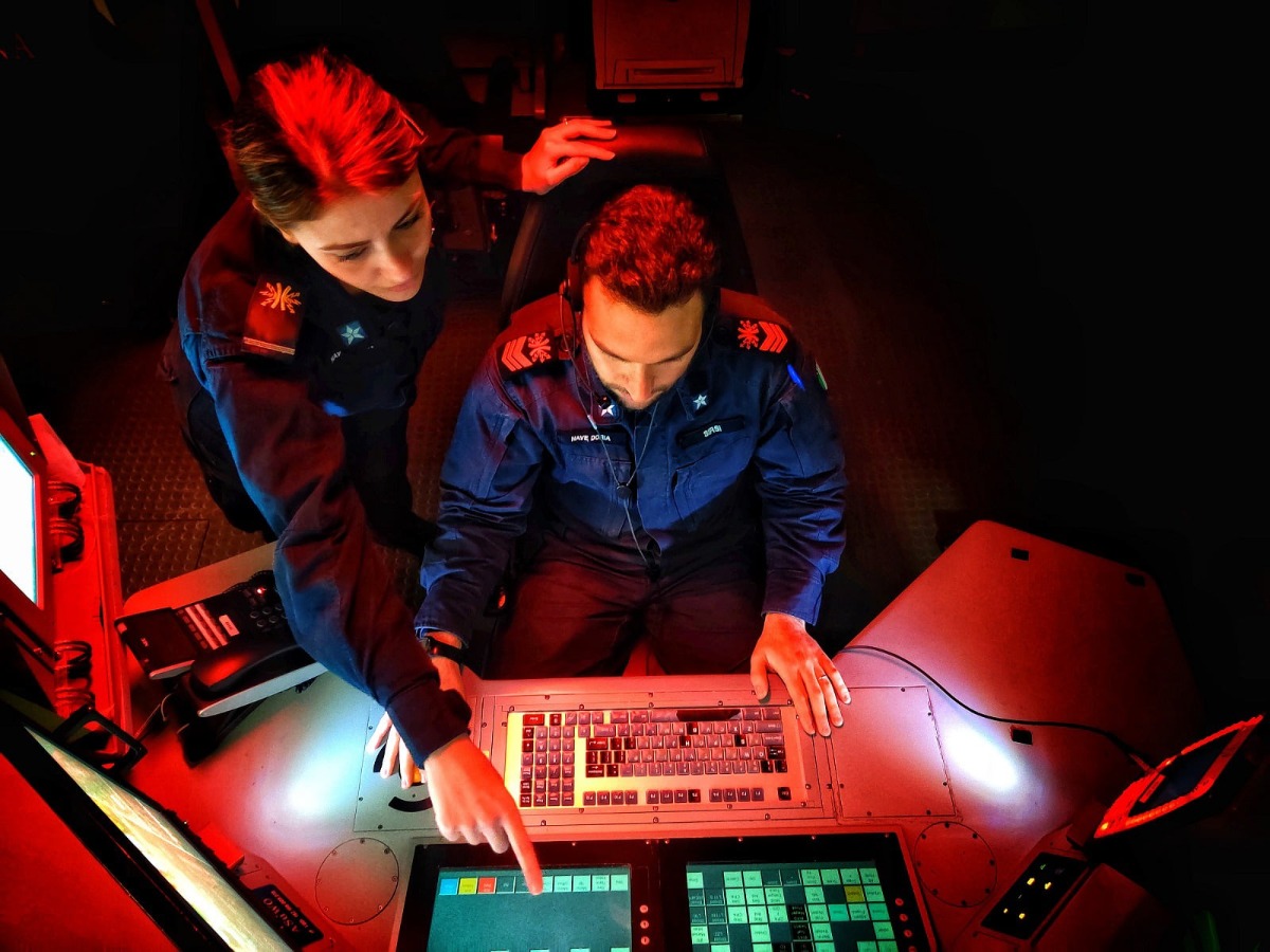  Crews aboard SNMG2 vessels are able to interrogate fused data giving them enhanced situational awareness of the maritime and air battlespace. Archive photo courtesy of SNMG2
