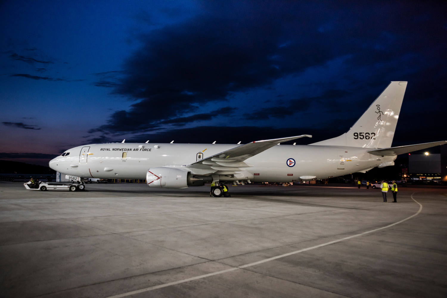 Royal Norwegian Air Force's First Boeing P-8A Poseidon Rolls Out of the Paint Shop