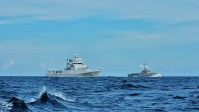 Republic of Singapore Navy RSS Fearless Conducts Passage Exercise Royal Brunei Navy KDB Darulehsan