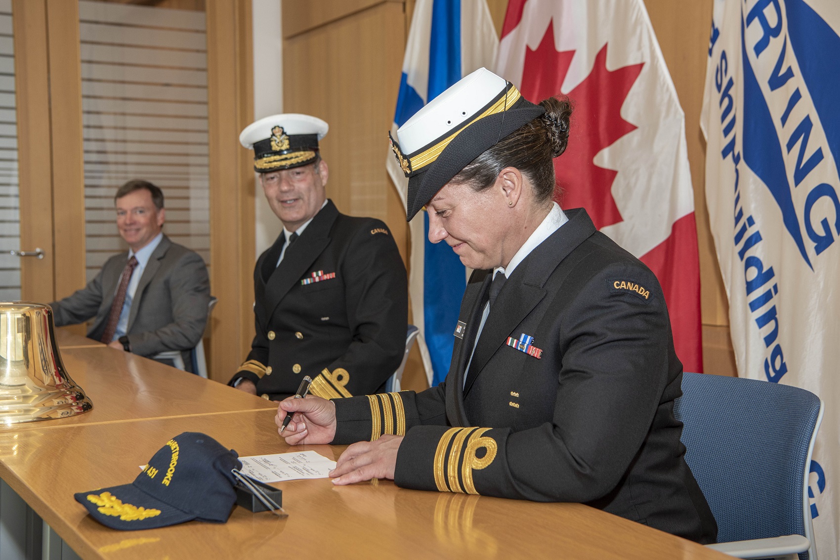Royal Candian Navy Takes Delivery of Future HMCS Margaret Brooke Arctic and Offshore Patrol Ship