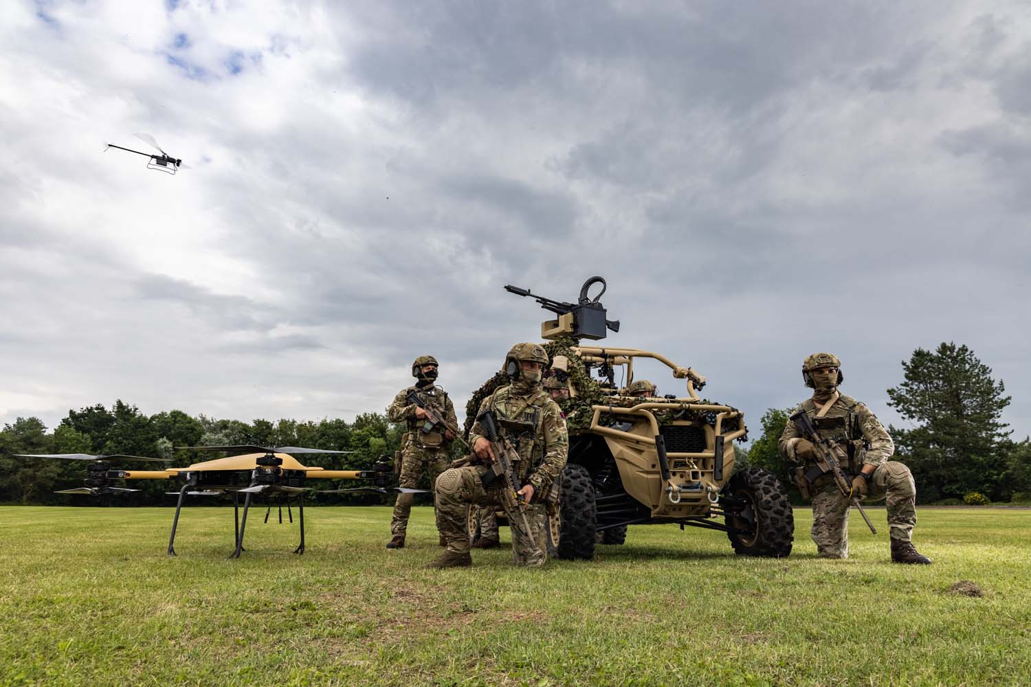 Royal Marines Commandos Operate Drone Swarms During Autonomous Advance Force 4.0 Exercises