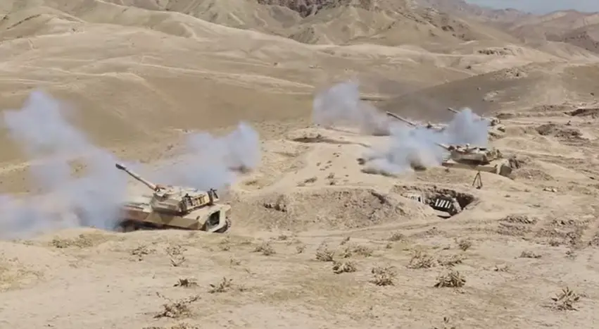 Russian 201st Military Base Artillery Units Carry Out Live Fire Drills in Tajikistan