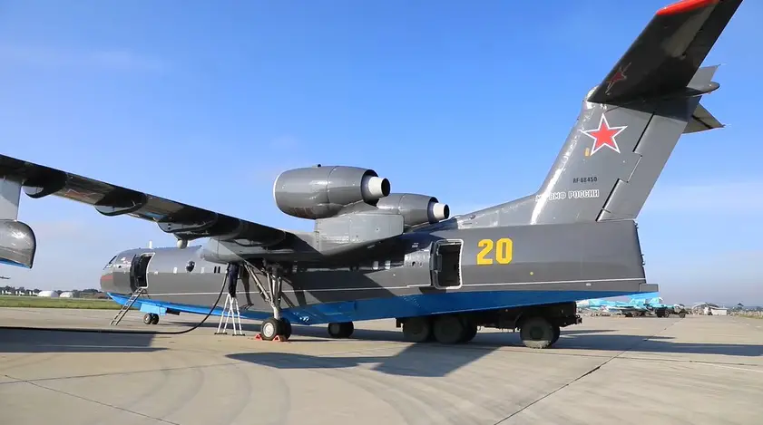 The Russian Federation Defence Ministry dispatches a Beriev Be-200 amphibious aircraft of the Russian Navy maritime aviation to join firefighting operations in Turkey.
