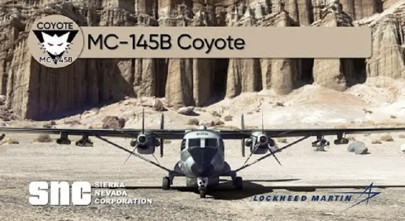 Sierra Nevada Corporation Demos MC-145B Coyote STOL for US SOCOM Armed Overwatch Program