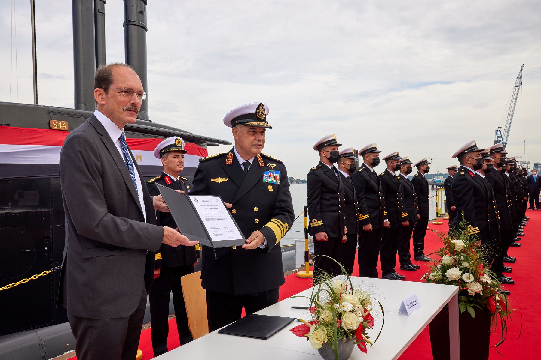 thyssenkrupp Marine Systems Hands Over Fourth 209/1400mod Class Submarine to Egyptian Navy